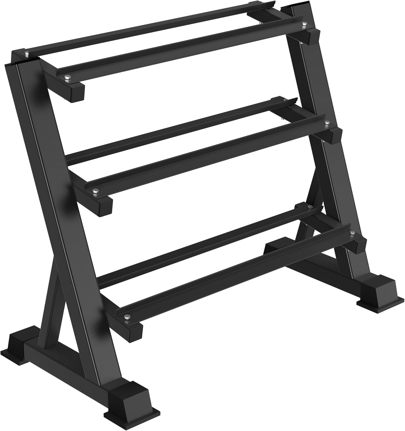 Home Gym Rack - Heavy Duty Three Tier Dumbbell Rack