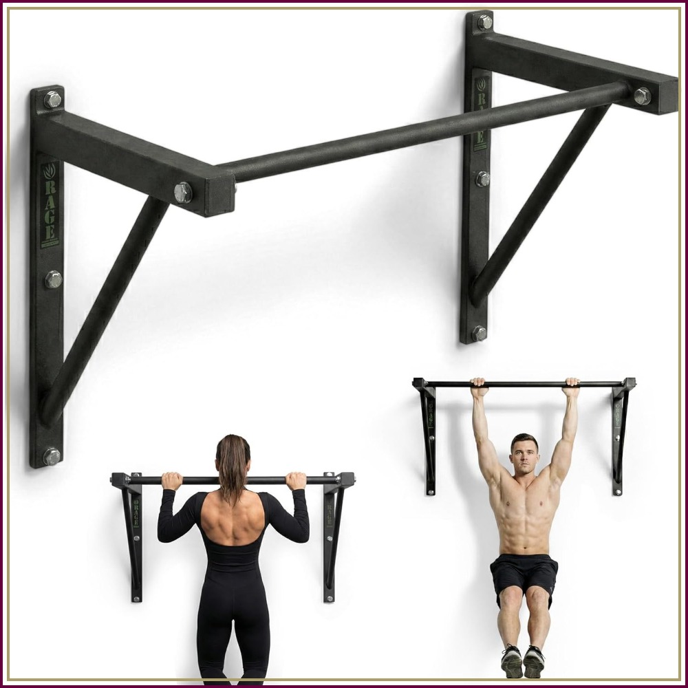 Home Gym Wall Mounted - Heavy-Duty Wall Mounted Pull Up Bar