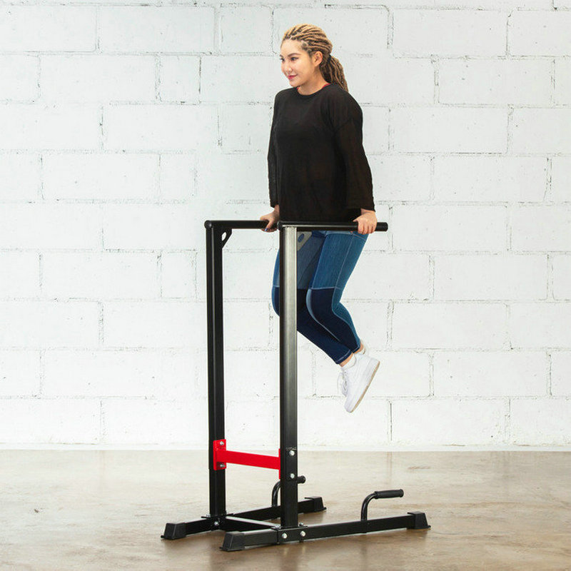 Dip Station Parallel - Multi-Function Dip Stand Station With 440-Pound