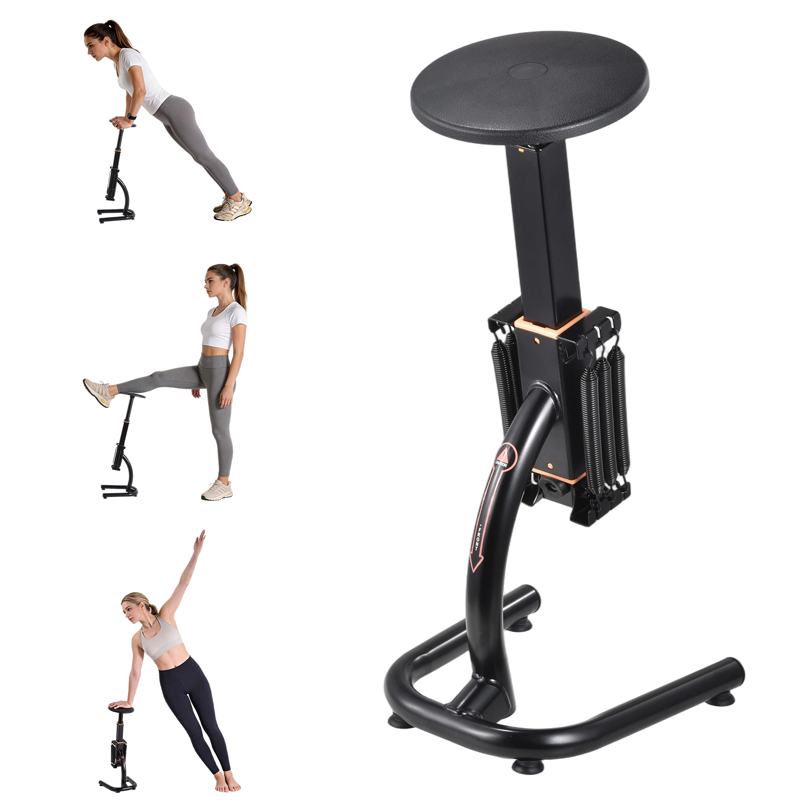 Home Gym Quad Exercises - Assisted Squat Machine Height Adjustable Glutes