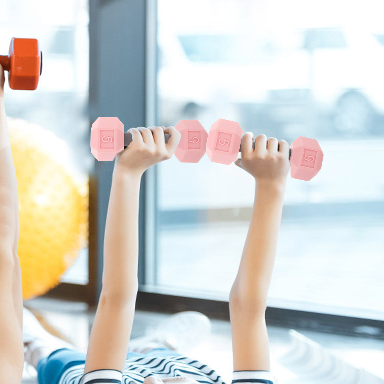2Pcs Mini Dumbbells Silicone K - Home Gym For Toddlers recension och pris