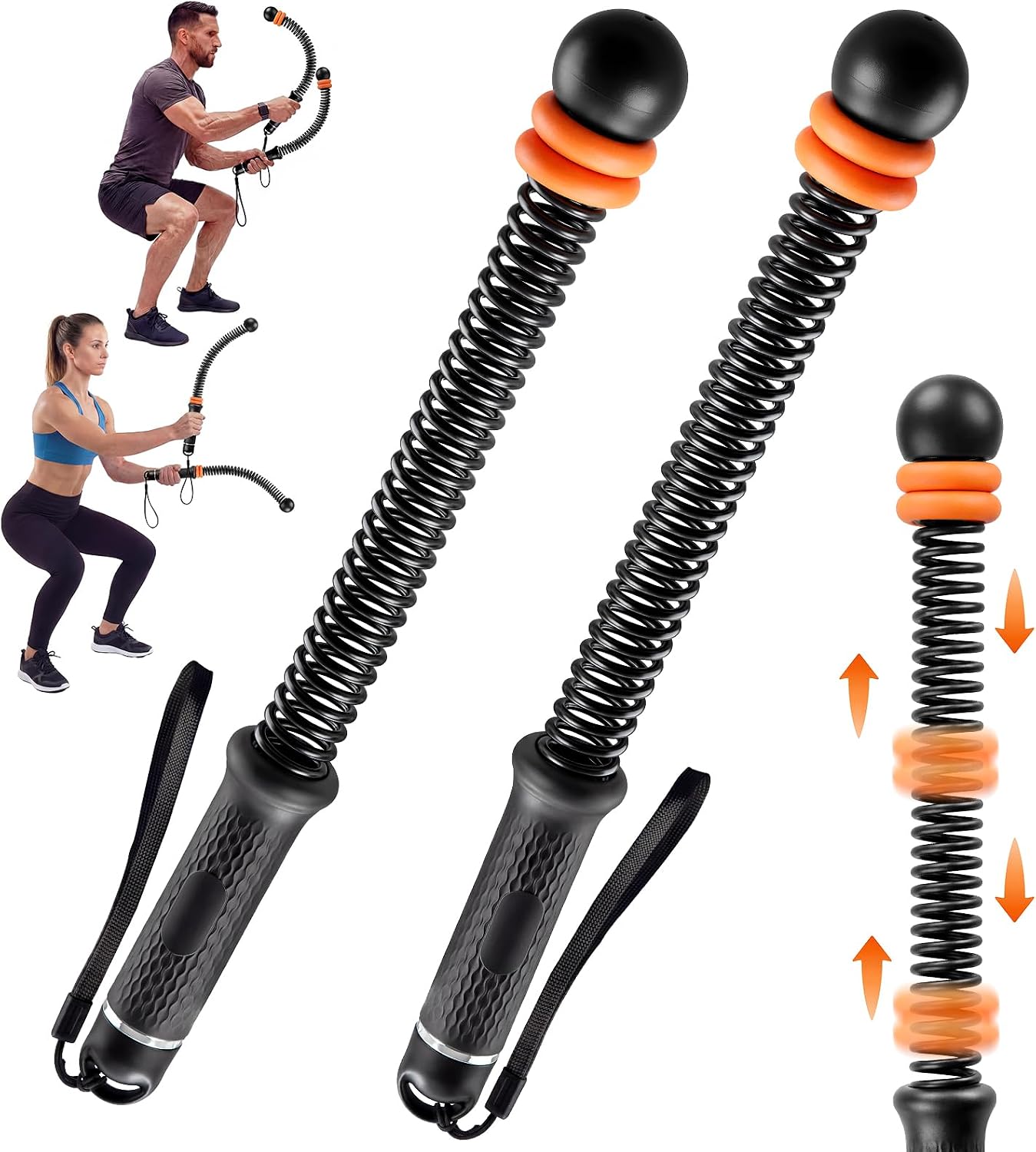 Adjustable Ropeless Battle Rop - Fitness Home Gym Equipment recension och pris