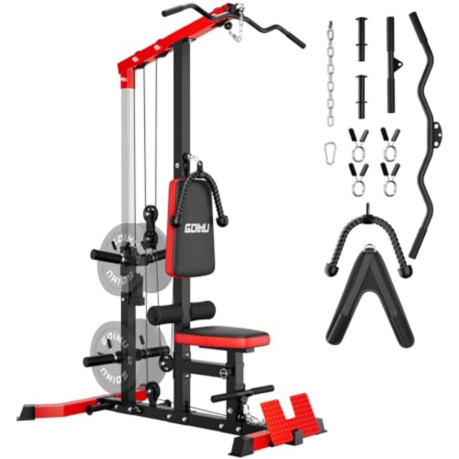 Home gym LAT pulldown machine, - Home Gym Lat Pulldown recension och pris