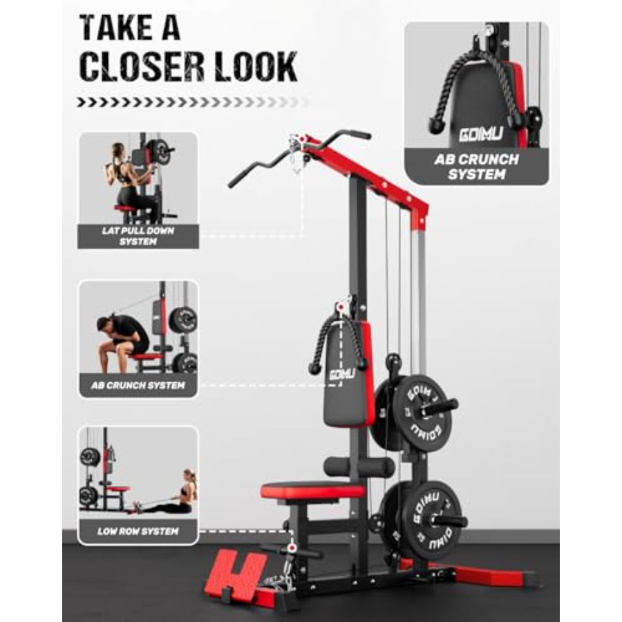 Home gym LAT pulldown machine, - Home Gym Lat Pulldown recension och pris