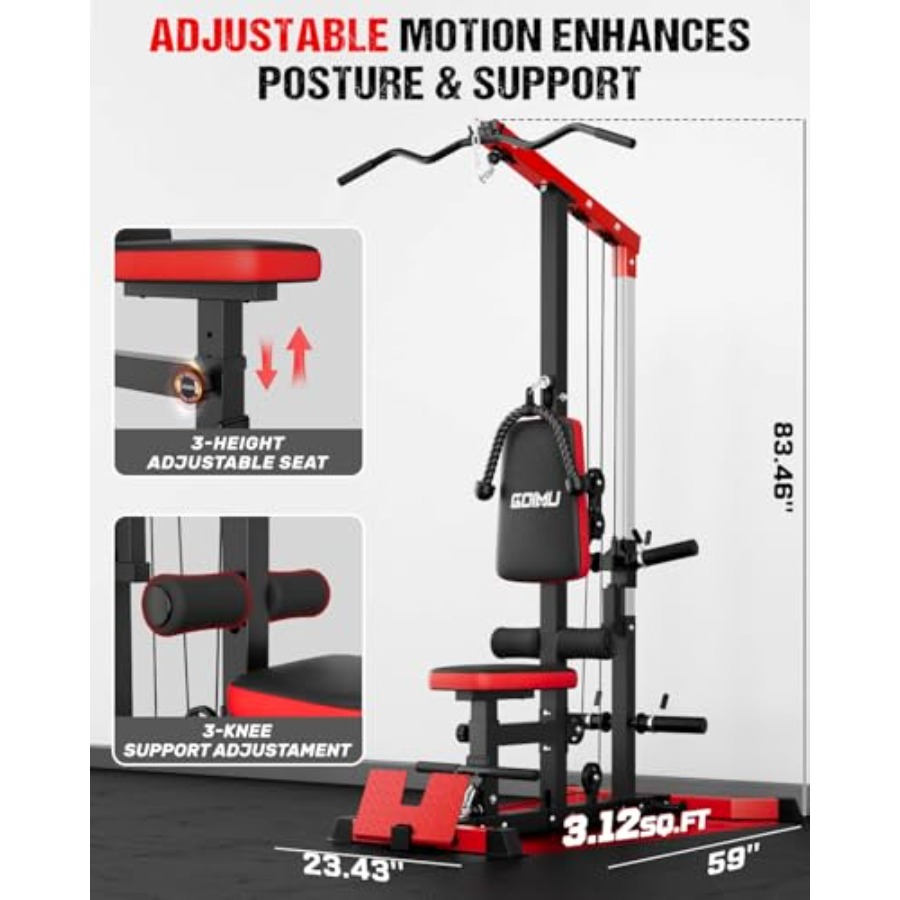 Home gym LAT pulldown machine, - Home Gym Lat Pulldown recension och pris
