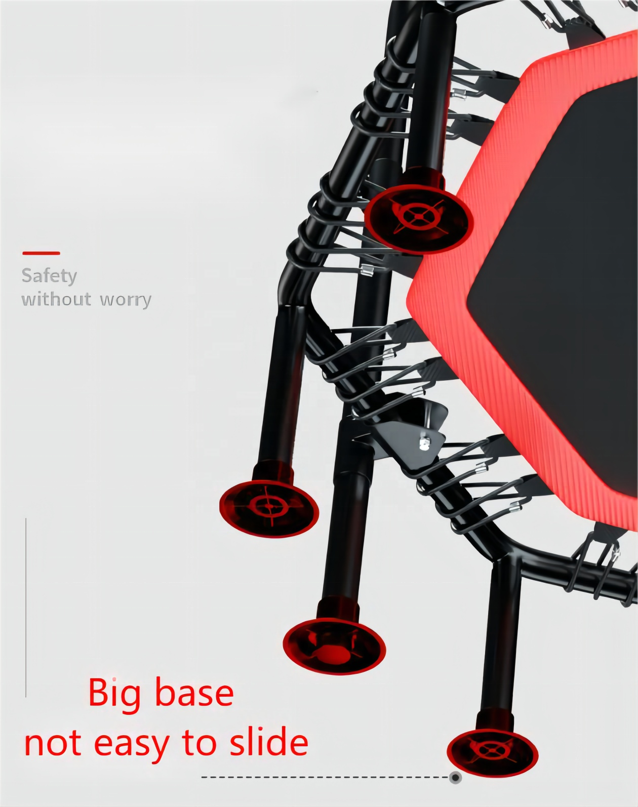 Trampoline with Adjustable Han - Home Gym For Kids recension och pris