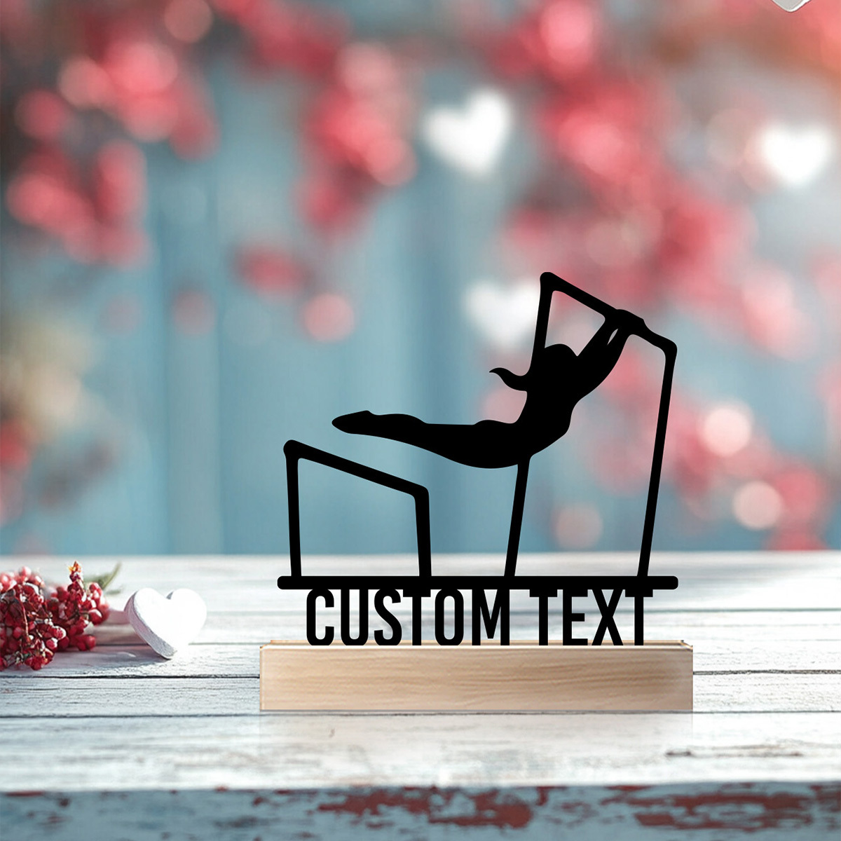 Custom Text Engraved Gymnast M - Home Gym Minimalist recension och pris