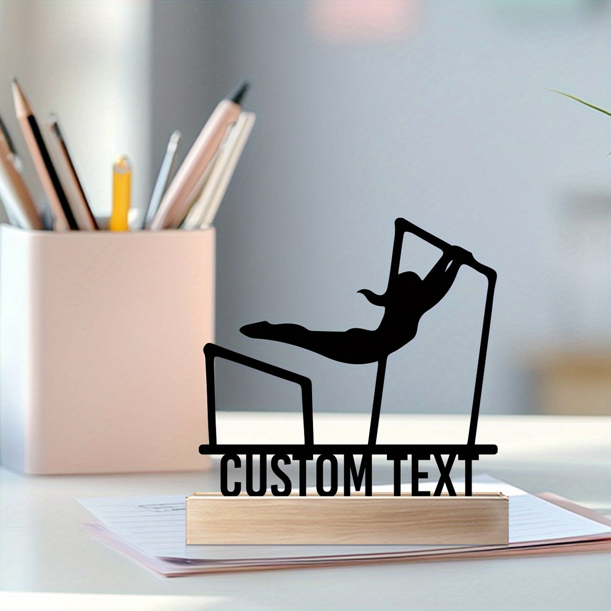 Custom Text Engraved Gymnast M - Home Gym Minimalist recension och pris