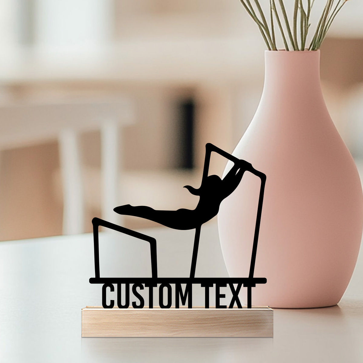 Custom Text Engraved Gymnast M - Home Gym Minimalist recension och pris