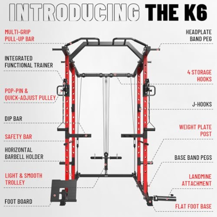 Home gym power cage with steel - Home Gym Lat Pulldown recension och pris