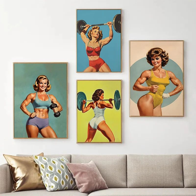 Retro Gym Women Weightlifting  - Home Gym Japan recension och pris