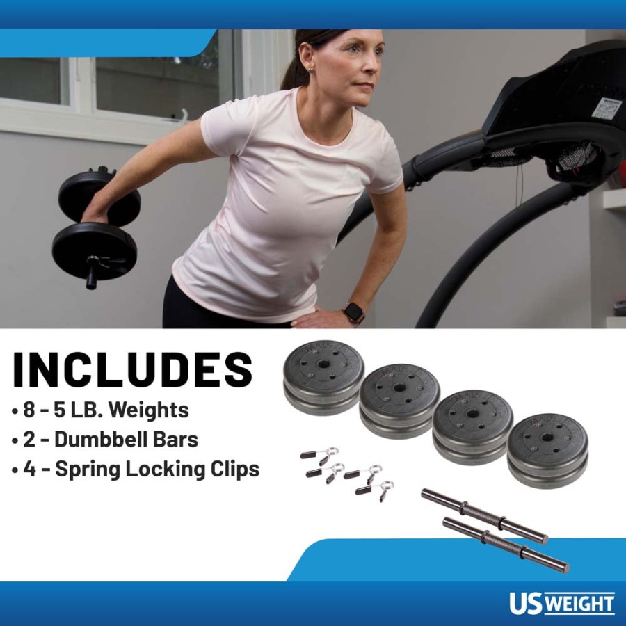 Home gym strength training: ad - Home Gym Dumbbell Set recension och pris