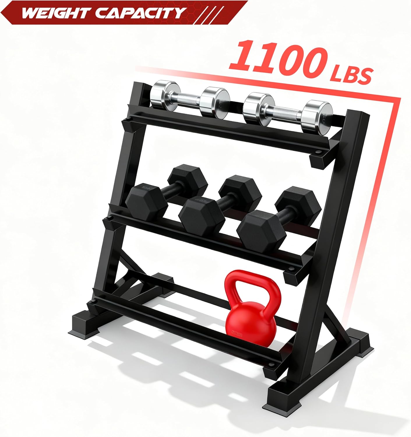 Home Gym Dumbbell Rack, Iron M - Home Gym Rack recension och pris