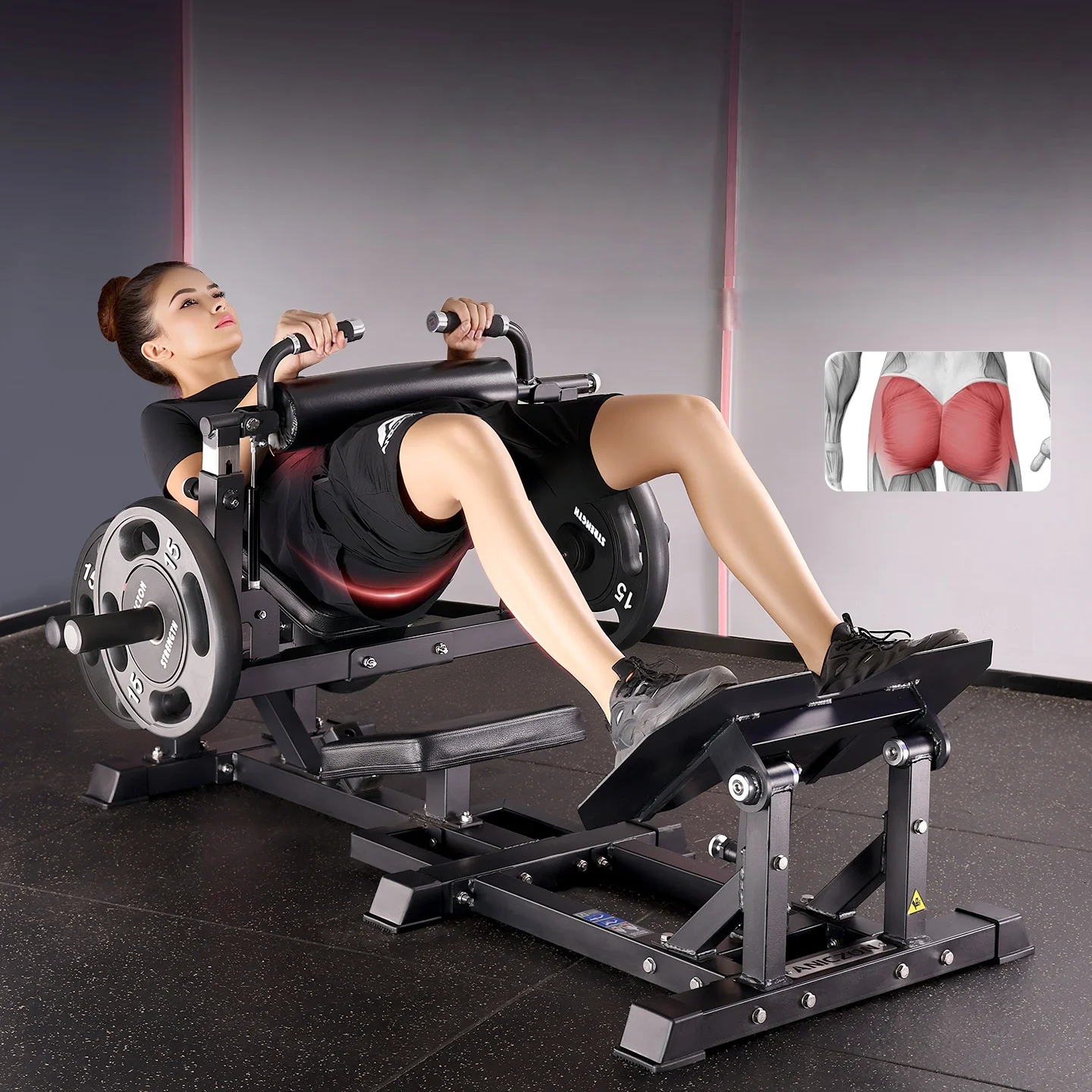 Custom EMfitness Machine Plate - Vertical Leg Press recension och pris