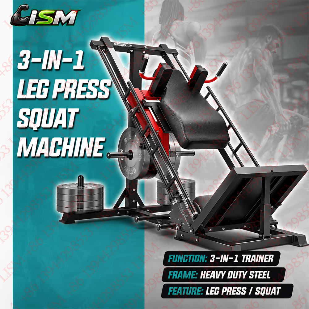 3-in-1 Leg Press Hack Squat Ma - Home Gym Quad Exercises recension och pris