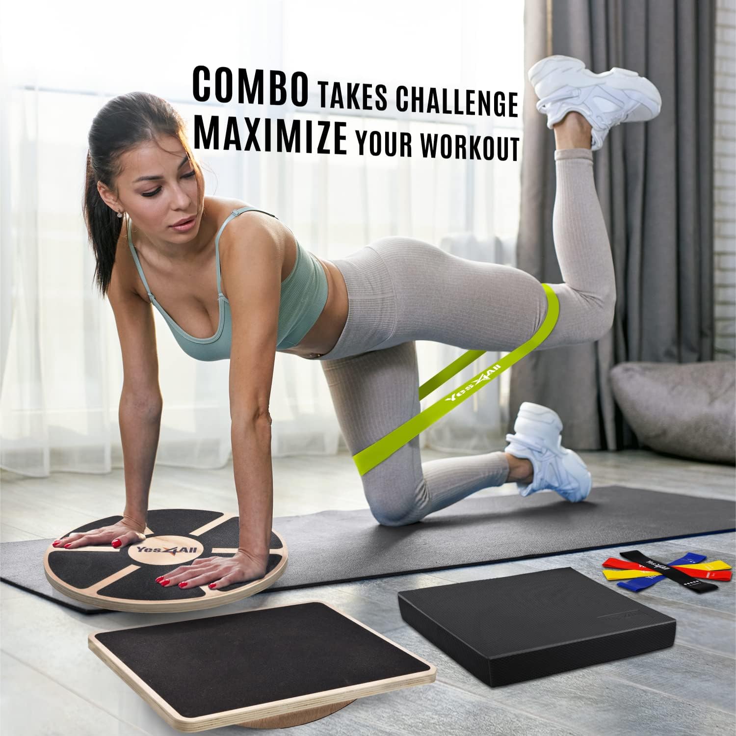 Versatile Wooden Wobble Balanc - Wobble Board Balance recension och pris