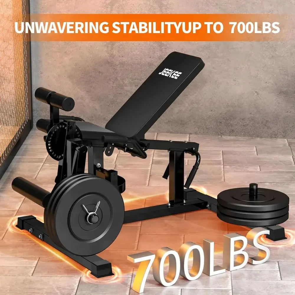 700LB Capacity Plate Loaded Le - Home Gym Quad Exercises recension och pris