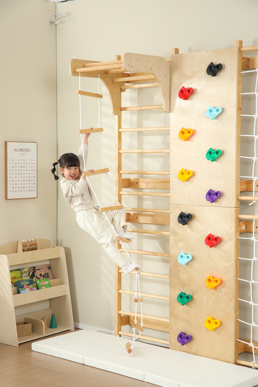 In Stock Kids Indoor Playgroun - Home Gym For Toddlers recension och pris