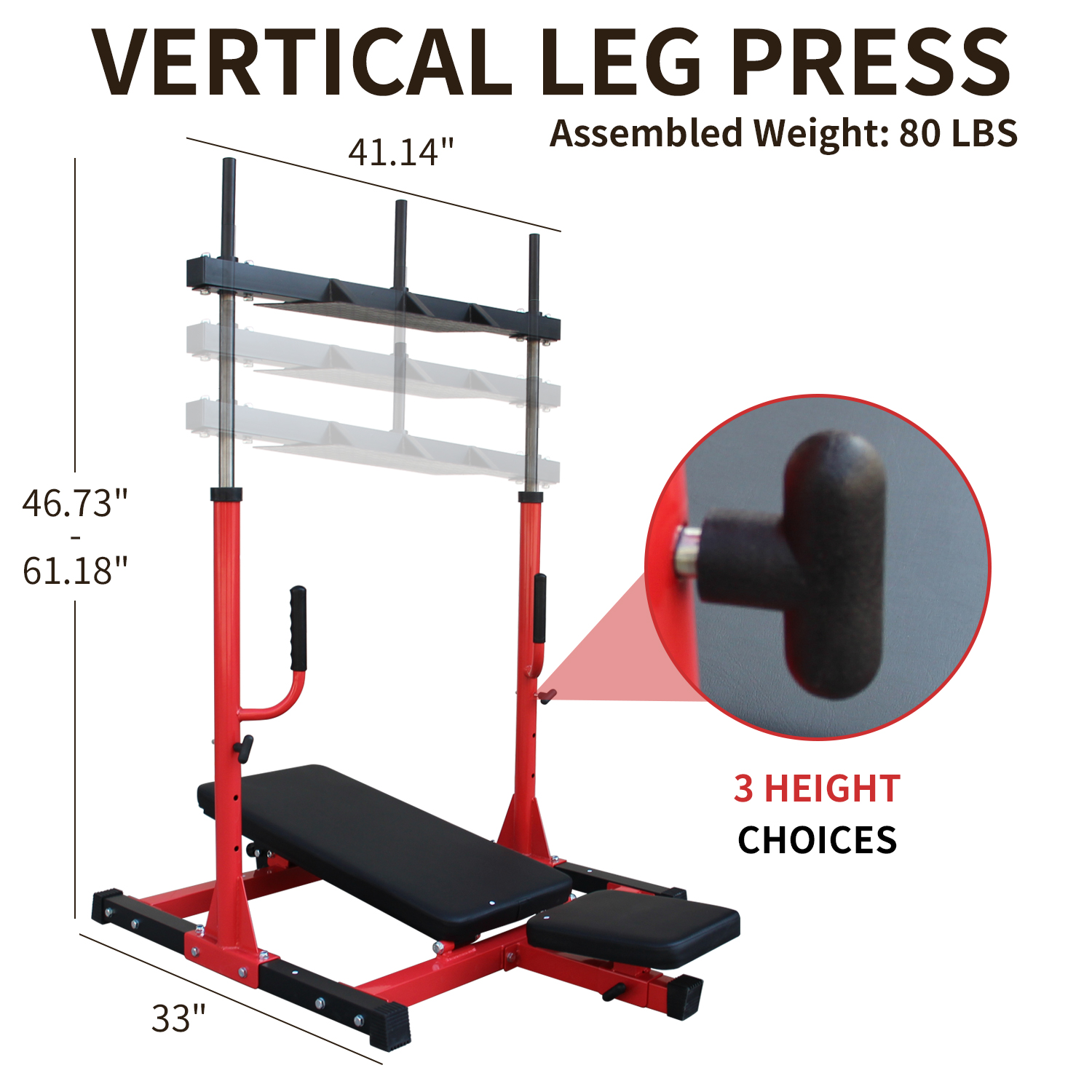 td-OEM Factory Commercial Leg  - Vertical Leg Press recension och pris