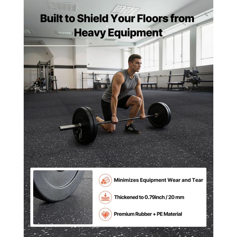 Puzzle Exercise Mat, 12 PCS Fi - Fitness Home Gym Equipment recension och pris