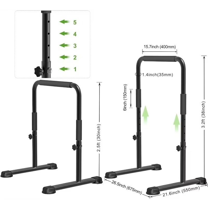 Heavy-Duty Dip Station Stable  - Dip Station Parallel recension och pris