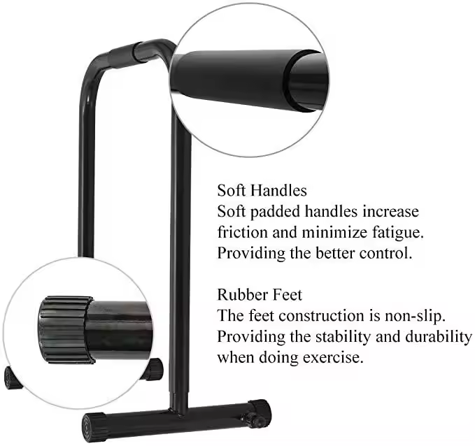 Sport Parallettes Heavy Duty D - Dip Station Parallel recension och pris