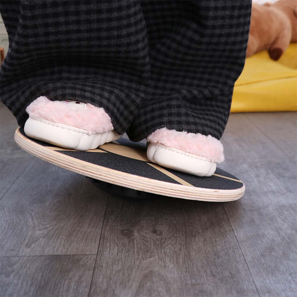 Wooden Round Balance Training  - Wobble Board Balance recension och pris
