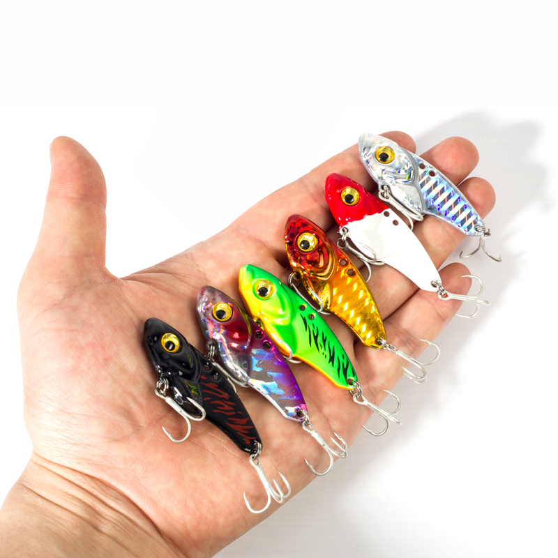 6PCS Metal VIB Lure 5g 7g 10g  - Wobble Board Balance recension och pris
