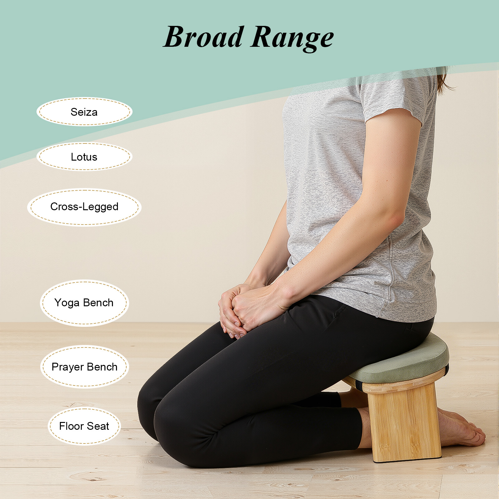 Foldable Meditation Bench, Por - Home Gym Minimalist recension och pris