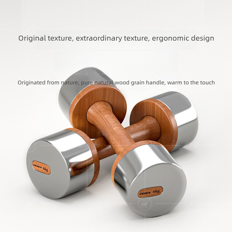 Wood & Steel Adjustable Dumbbe - Home Gym Dumbbell Set recension och pris