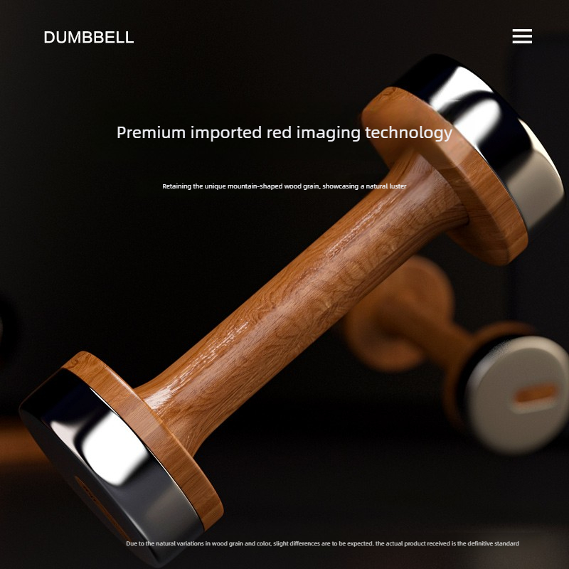 Wood & Steel Adjustable Dumbbe - Home Gym Dumbbell Set recension och pris