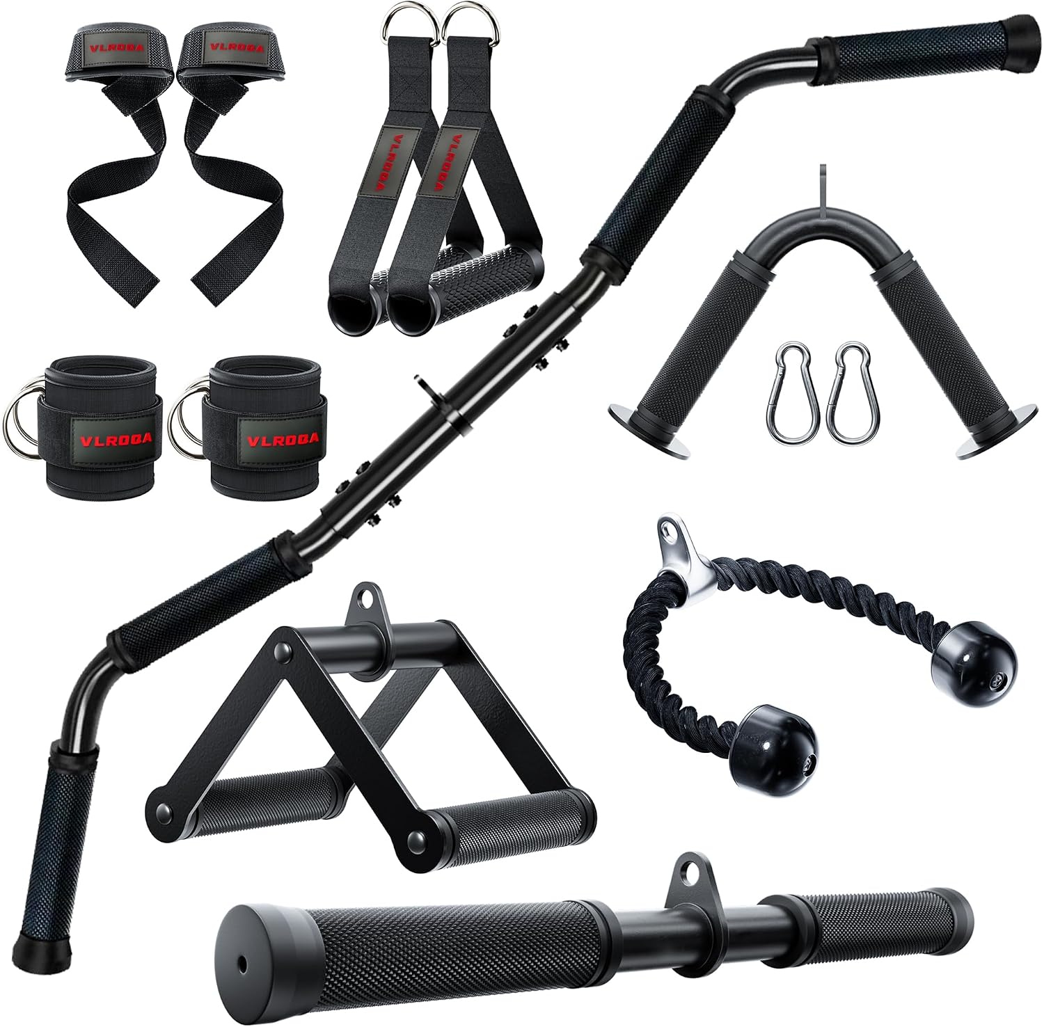 Home Gym Cable Attachments Set - Home Gym Lat Pulldown recension och pris