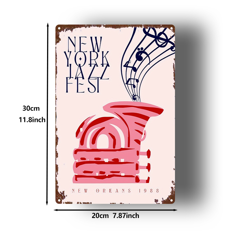2D Flat, 1pc, Metal Sign, New  - Home Gym York recension och pris