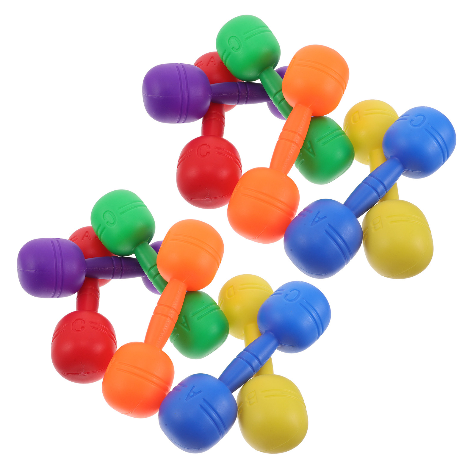 12Pcs Kids Plastic Dumbbells a - Home Gym For Toddlers recension och pris
