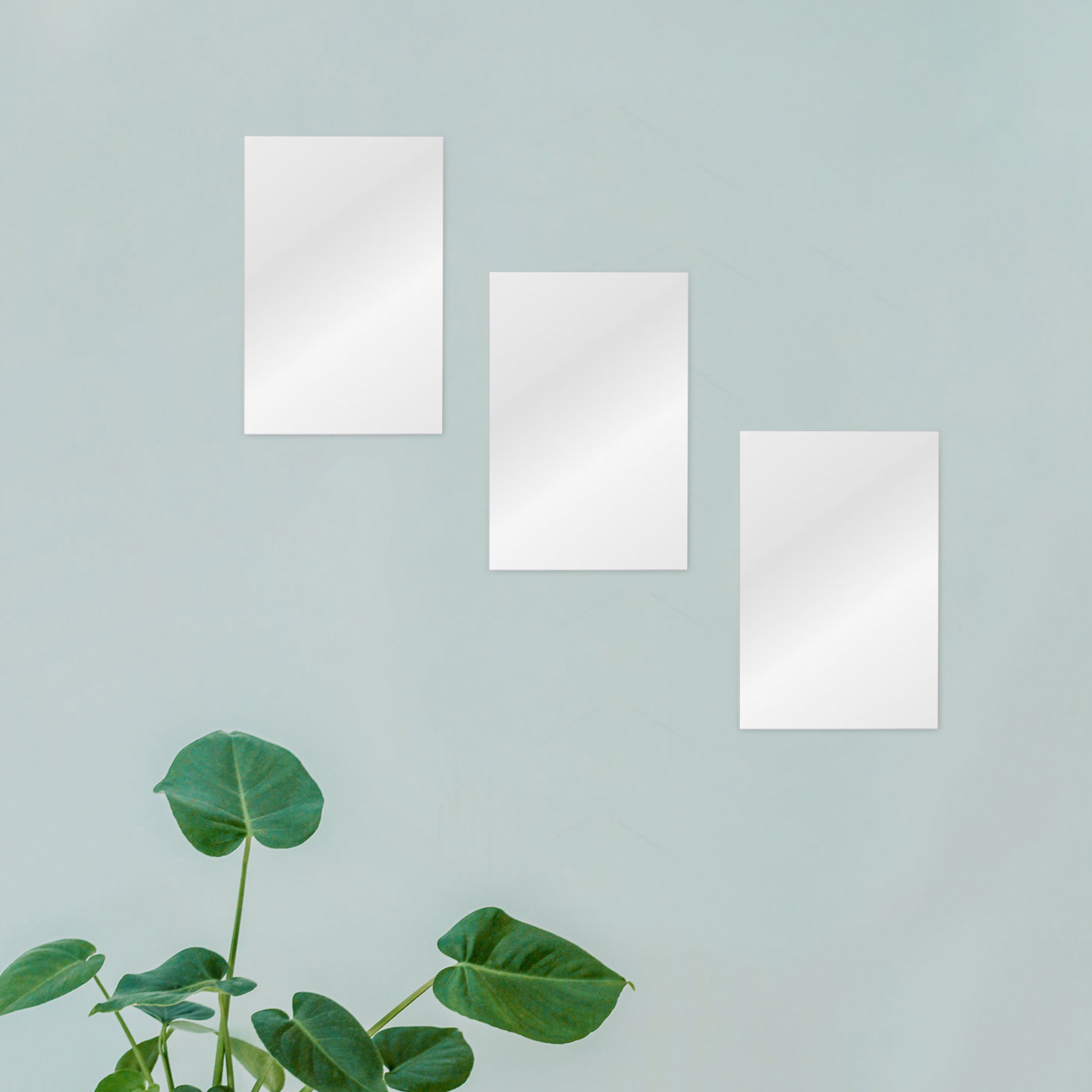 10Pcs Frameless Acrylic Mirror - Home Gym Minimalist recension och pris