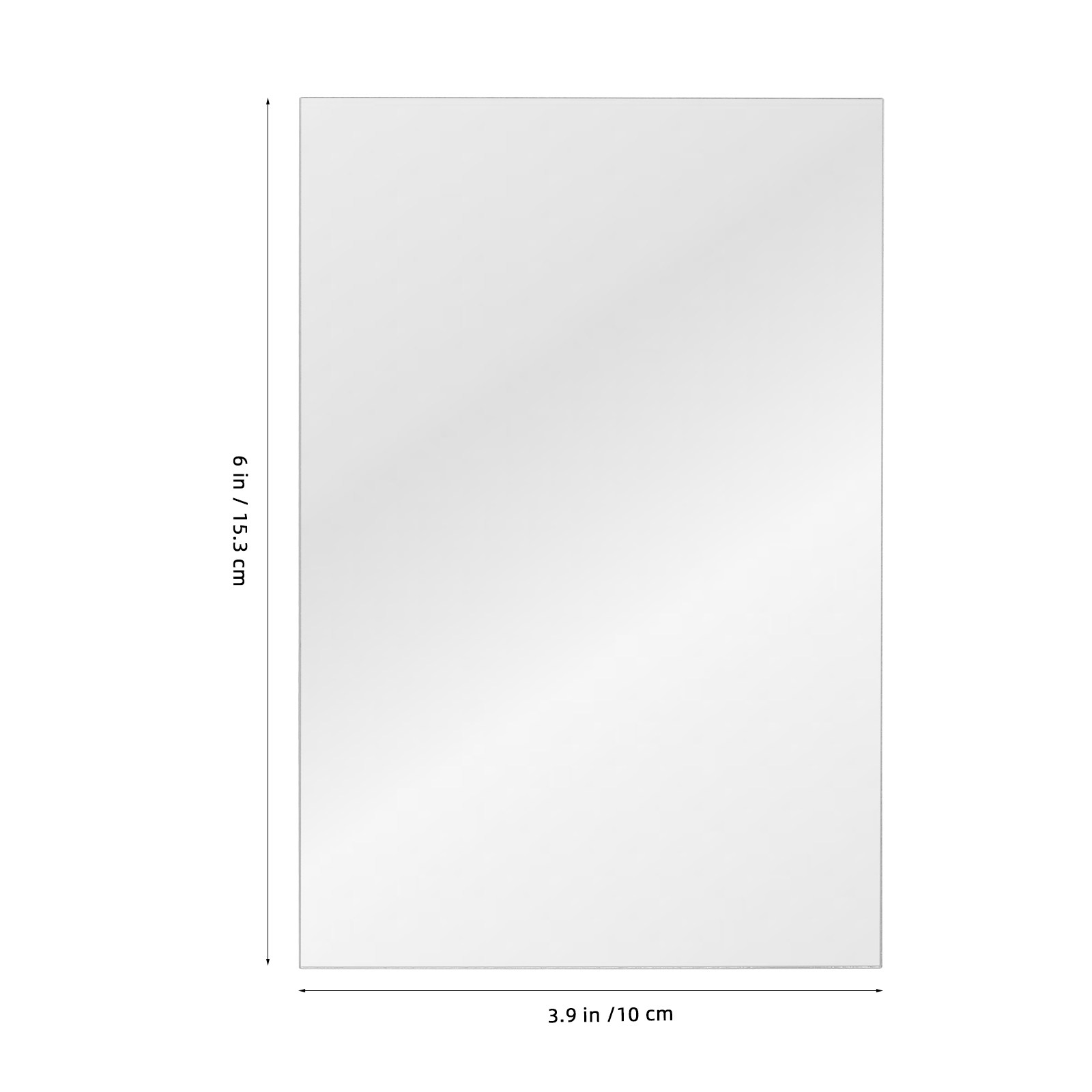 10Pcs Frameless Acrylic Mirror - Home Gym Minimalist recension och pris