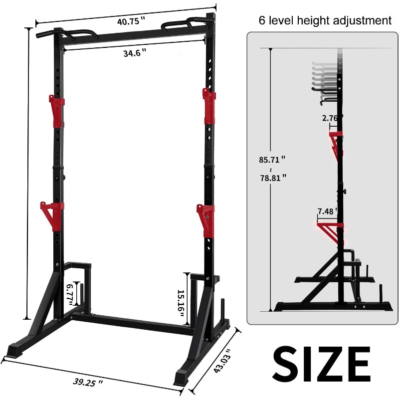 CANPA Multifunction Power Rack - Home Gym Rack recension och pris