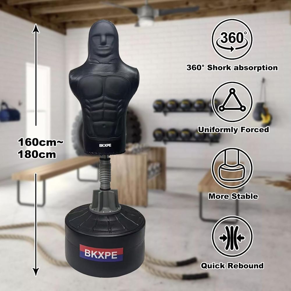 Sturdy Leather Punching Bag wi - Home Gym For Kids recension och pris