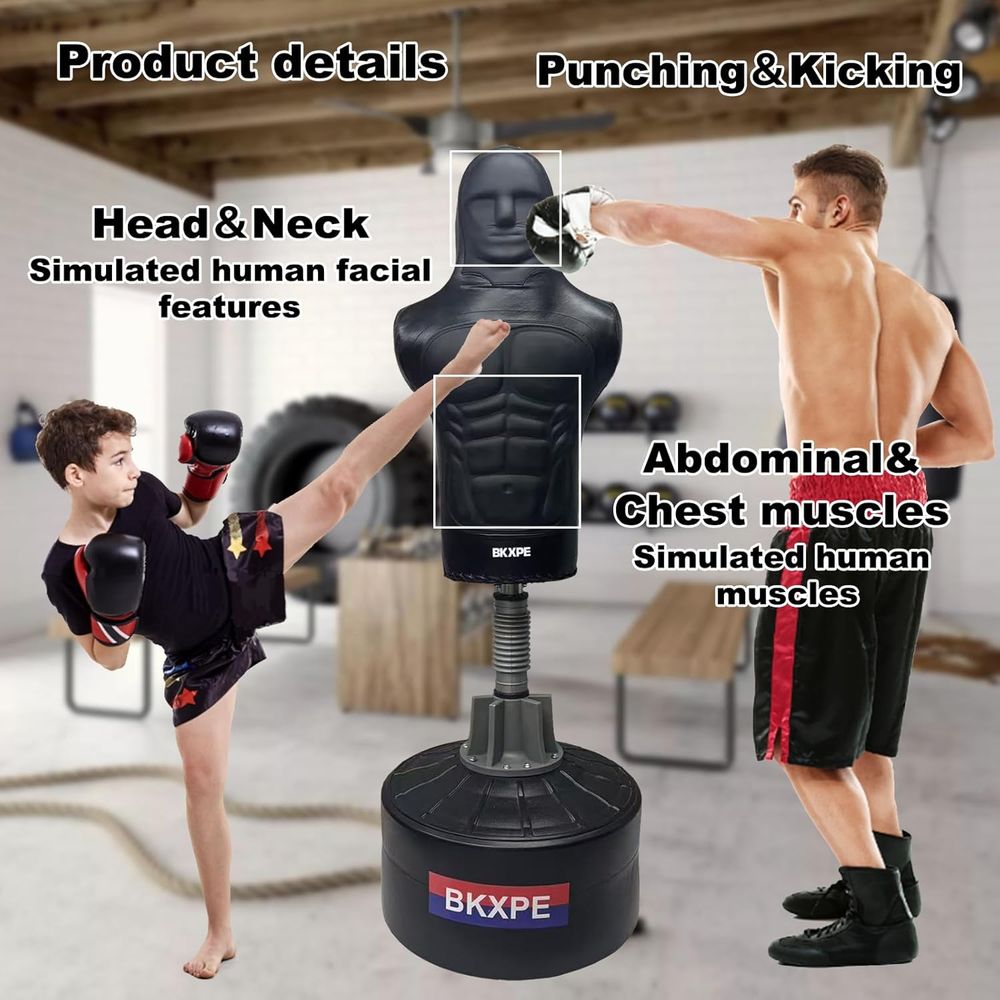 Sturdy Leather Punching Bag wi - Home Gym For Kids recension och pris