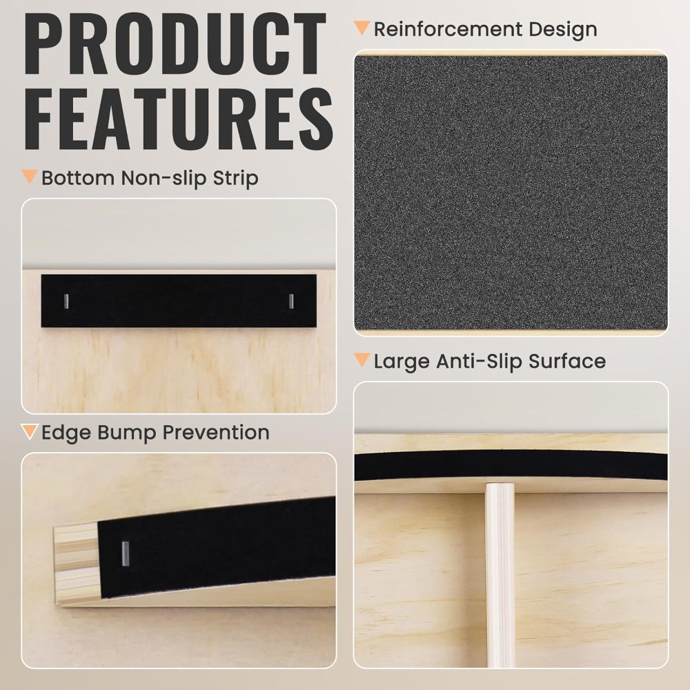 Anti-Slip Balance Board for Ad - Wobble Board Balance recension och pris