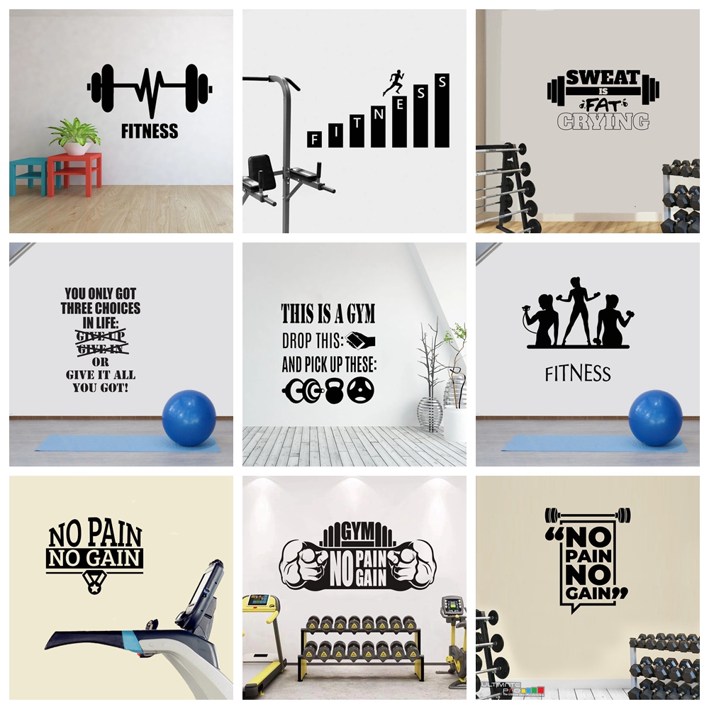 1 pc hot sale GYM culture Wall - Home Gym For Kids recension och pris