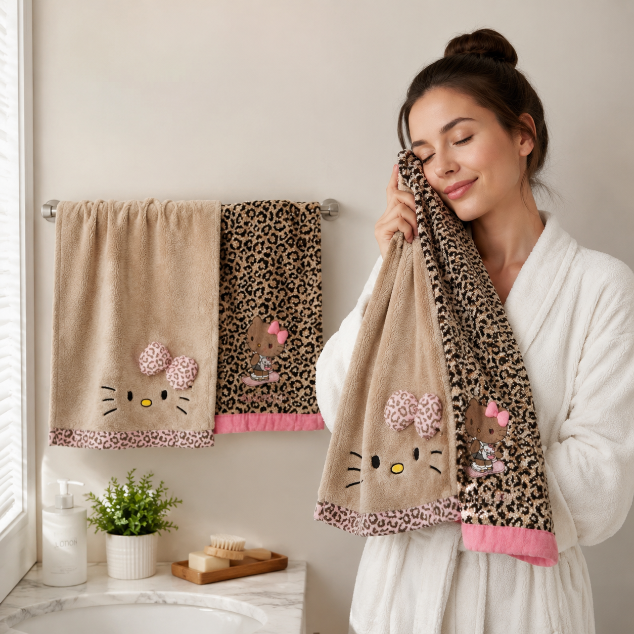 Sanrio Hello Kitty Towel Coral - Home Gym Japan recension och pris